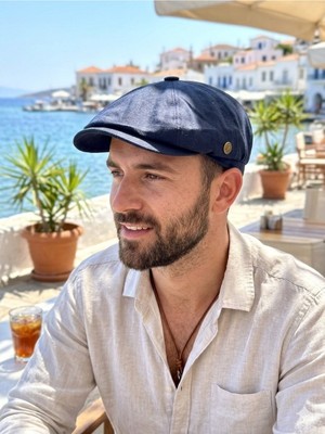 İldeşli Yazlık Ingiliz Model Kasket Erkek Peaky Blinders Yazlık Ince Şapka Cap