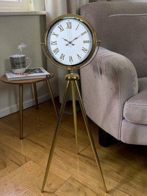 Zayka Elite Roma Rakamlı Gold Tripod Ayaklı Saat