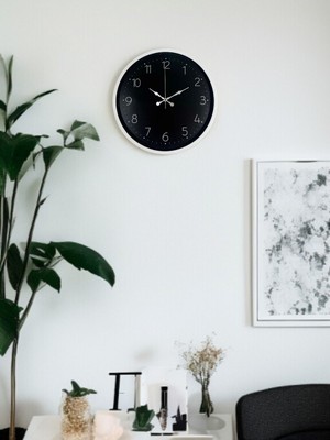 Zayka 36 cm Dekoratif Sade Duvar Saati