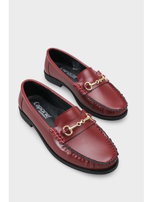 Capone Outfitters Karlie Metal Tokalı Kadın Loafer Ayakkabı