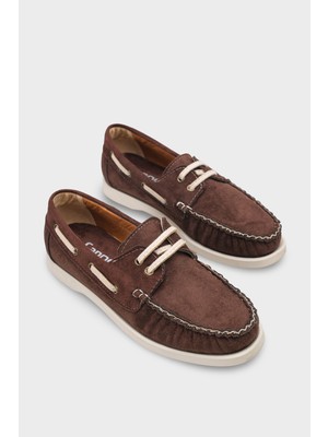 Capone Outfitters Bria Bağcıklı Boncuklu Konfor Kadın Loafer Tekne Ayakkabısı