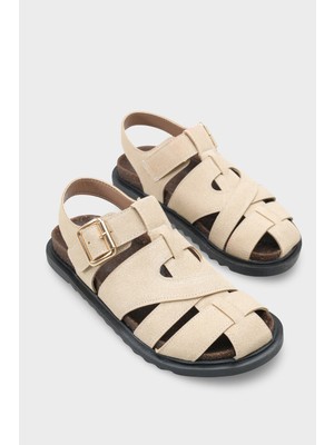 Capone Outfitters Penelopa Gladyatör Tokalı Kadın Sandalet