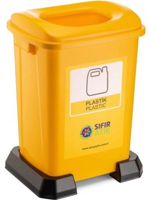 PremiumPort 50L Çöp Kovası, Sıfır Atık ve Geri Dönüşüm Için Mükemmel Seçim