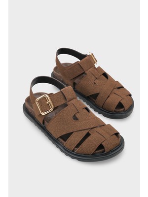 Capone Outfitters Penelopa Gladyatör Tokalı Kadın Sandalet