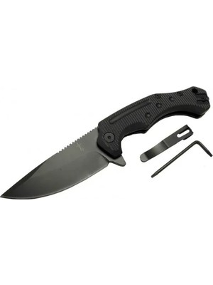 SHC4200 Zero Error 7-12 Black Çakı 22 cm Manuel, Kemerlikli