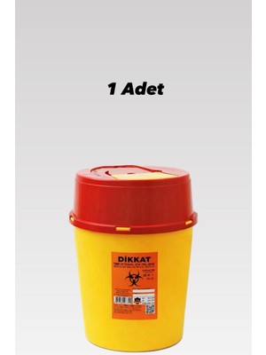 PremiumPort 30 Litre Pedalsız Tıbbi Atık Kovası, Kesici ve Delici Özellikli, Adetli