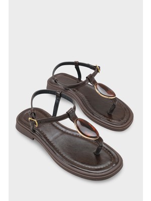 Capone Outfitters Helene Parmak Arası Kadın Sandalet