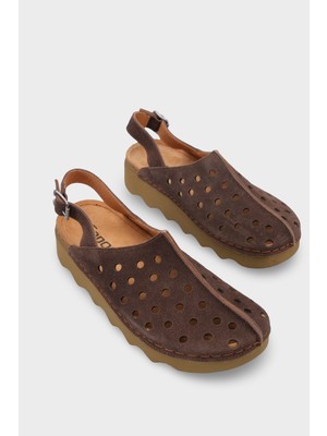 Capone Outfitters Meghan Hakiki Deri Soft Konfor Kadın Sandalet