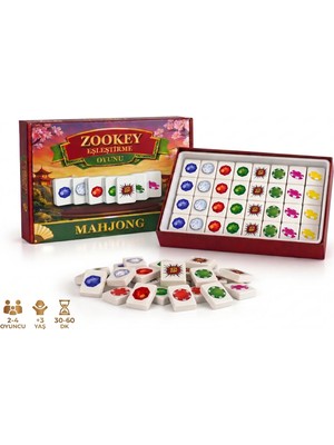 Zookey Mahjong Elmas & Değerli Taşlar, Kaydırma, Eşleştirme, Dikkat Geliştiren ve Tiktok Fenomen Oyunu 2 Oyuncu 73 Taş