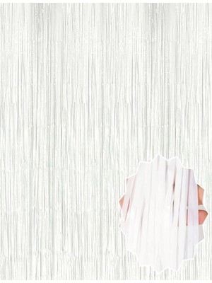 Zayka Mey Ithalat® Soft Beyaz Renk Duvar ve Kapı Perdesi Ithal 100X200 cm