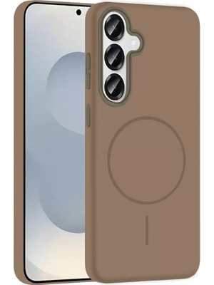 LTG Nova Galaxy S25 Broş Magsafe Kapak - Çöl Titanyum