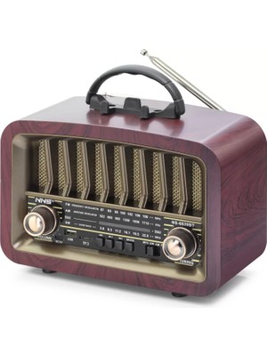 LTG Nova Bluetooth Nostaljik Hoparlör Fm 24.8 x 11.7 x 18.5 cm NS6639BT