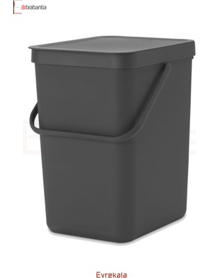 PremiumPort Çöp Kutusu 25 Litre Duvar ve Yer Tipi, Dayanıklı ve Pratik Tasarım