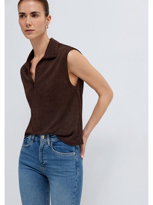 Mavi Kahverengi Polo Tişört 1613952-70236