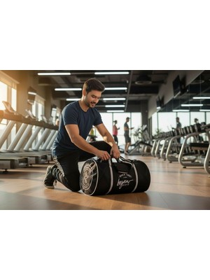 Özbience Dayanıklı Spor ve Seyahat Silindir Çanta, Çok Amaçlı Omuz Askılı Tasarım