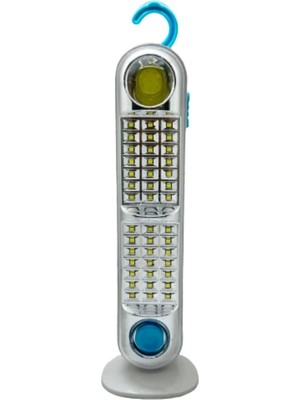 TeknoKesgin Kesgin Market® V-005 42 Ledli+Fener Solar Güneş Panelli Ultra Güçlü Ledli Şarjlı Işıldak