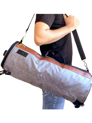 Özbience Çok Işlevli Gri Unisex Seyahat ve Spor Çantası