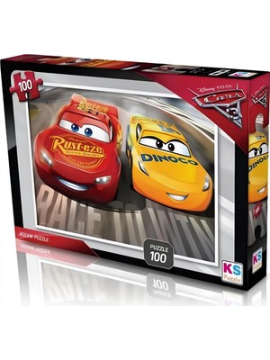 Najmaddin Mey Ithalat®  Ks Games Cars Puzzle 100 Parça CR.714-1 Mey Ithalat Najmaddin