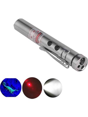 Kesgin Market® Cep Feneri + Ultraviyole + Lazer  WT-170 Teknokesgin