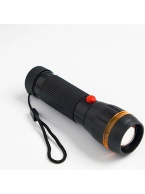 Kesgin Market® PS-7083 Plastik Zoomlu Pilli El Feneri Teknokesgin