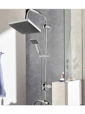 TeknoKesgin Kesgin Market® Rain Duş Robotu Tepe Duş Seti Duş Başlığı Sistemi Seti Yağmurlama Duş Robo