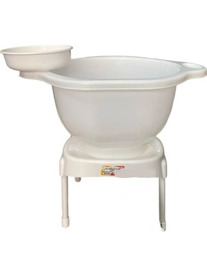 PremiumPort Şık ve Kullanışlı Hamam ve Banyo Için Küçük Kurna Tabure Seti