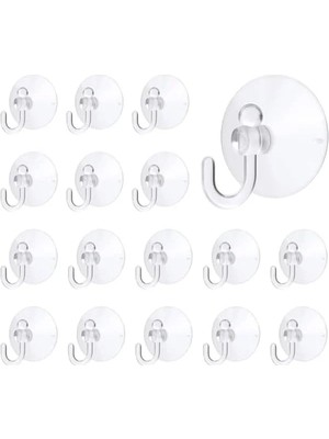 MarkEntegra 16'lı Küçük Vantuz Seti, Su Geçirmez, Iz Bırakmaz Askı