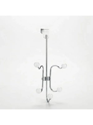 MarkEntegra 5 Kancalı Tekli Amerikan Kapı Arkası Krom Askılık, Pratik Kullanım