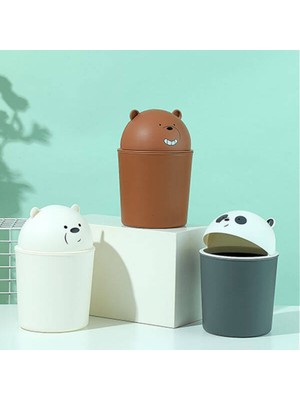 PremiumPort Sevimli ve Şık Masa Üstü Mini Çöp Kutusu, Pratik ve Kullanışlı Tasarım