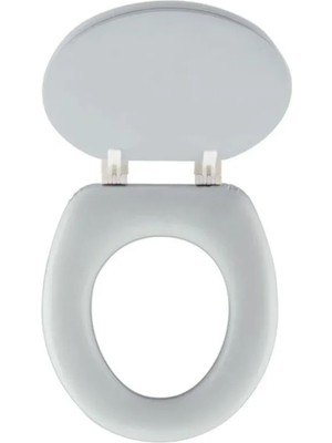 Royaleks Group Kesgin Market® Lüks Klozet Kapağı Desenli Düz Kalın Süngerli ROYALEKS-14054 Teknokesgin