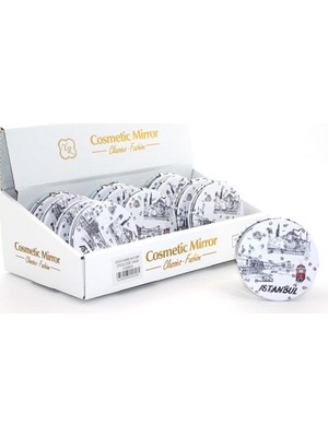 Marsilyan Taşlı Istanbul Tasarımı El Aynası Ince Model 23