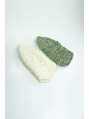 Royaleks Kesgin Market® 2 Çift El Örgüsü Kışlık Şık Kadın Yün Patik Set 6 Teknokesgin