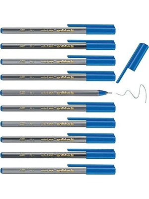 MarkEntegra Açık Mavi Fineliner Kalem, 0.3 mm Uç, 10'lu Paket