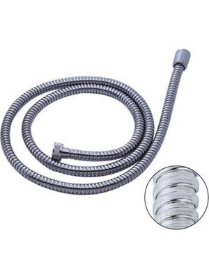 Kesgin Market® Kopmaz Kırılmaz Spiral Banyo Duş Hortumu 150 Cm. Teknokesgin