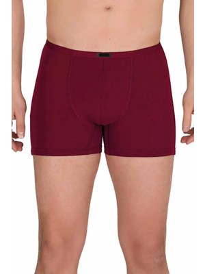 Royaleks Kesgin Market® Erkek Modal Boxer Short Bordo 4488B Teknokesgin