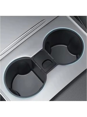 MarkEntegra Tesla Model Y Için Bardaklık ve Mini Çöp Kutusu Aksesuarı