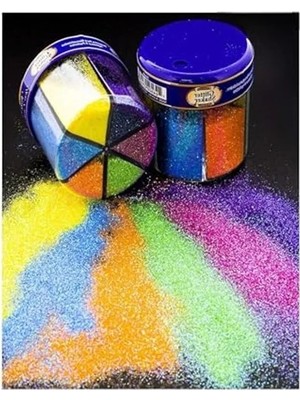 MarkEntegra 120 gr Neon Fosforlu Toz Sim Seti, 6 Farklı Renk Içeren Paket
