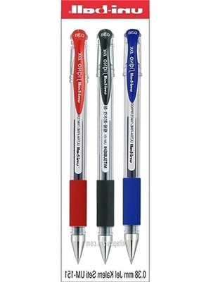 MarkEntegra 3 Adet 0.38 mm Jel Kalem Seti, Kaliteli Yazım Için