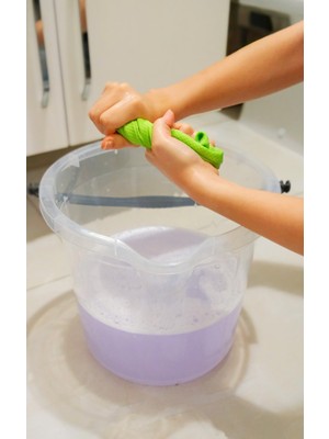 PremiumPort 13 Litre Çok Amaçlı Şeffaf Temizlik Kovası Kapaksız, Dayanıklı ve Hafif