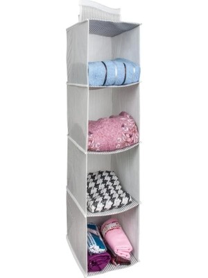 Royaleks Group Kesgin Market® Dolap Düzenleyici 4 Bölmeli 24X29X64 Cm. ROYALEKS-EVF447 Teknokesgin