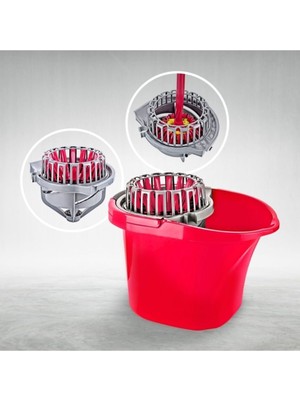 PremiumPort Pratik ve Dayanıklı 17 Lt Temizlik Kovası, Hijyenik Kullanım Sağlar