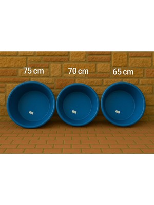 PremiumPort 3 Boy Kırılmaz Yumuşak Plastik Leğen Seti – Çok Amaçlı Kullanım