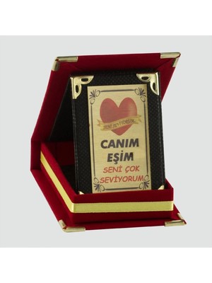 Canım Eşim Plaketi