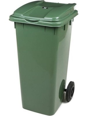 PremiumPort 120 Lt Yeşil Çöp Konteyneri, Bina, Site ve Okul Için Uygun