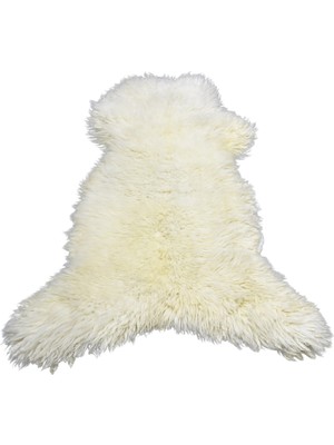 Zehra Abla Halı Yeni Şaheser Uzun Tüylü Tabaklanmış Hakiki Deri Post Halı 7299