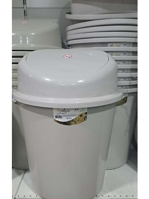 PremiumPort Açelya Yeşil Çöp Kovası Itmeli 4 No - Pratik ve Şık Kullanım