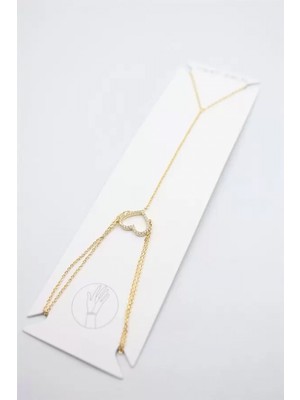 Pileli Store Kalp Şahmeran - Altın