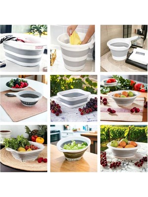 PremiumPort Pratik Çok Amaçlı 9 Parça Temizlik Seti, Kolay ve Hızlı Kullanım