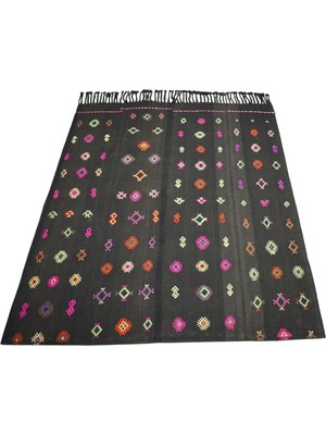 Zehra Abla Halı El Dokuma Naturel Kars Kağızman Yün Kilim 7282