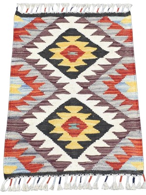 Zehra Abla Halı Yeni El Dokuma Otantik Cerit Yörükleri Meşhed Iran Yün Kilim 7276